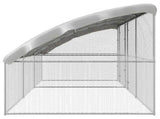 Chicken Cage 3 pcs Silver 600 x 200 x 200 cm Galvanised Steel 3368320