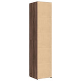 Highboard Brown Oak 40x42.5x185 cm Engineered Wood 3281405