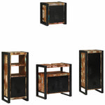 Bathroom Furniture Set 4 pcs Multicolour Solid Reclaimed Wood 3305657