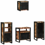 Bathroom Furniture Set 4 pcs Multicolour Solid Reclaimed Wood 3305657