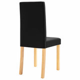 Dining Chairs 2 pcs Black Fabric 249226