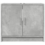 ZNTS Sink Cabinet Concrete Grey 63x29x55 cm Engineered Wood 848097