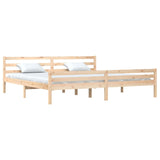 Bed Frame without Mattress Solid Wood 200x200 cm 814839