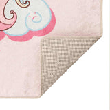 Kids' Rug Pink 160x230 cm Unicorn Washable 136622