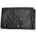 Garden Furniture Covers 2pcs 8 Person Poly Rattan 300x140 cm 279124