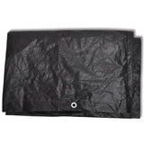 Garden Furniture Covers 2pcs 8 Person Poly Rattan 300x140 cm 279124