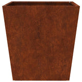 Garden Planters 2 pcs 40x40x40 cm Weathering Steel 851065