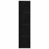 CD Storage Rack 4 pcs Black Oak 40 x 17 x 17 cm Engineered Wood 8012711