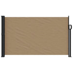 ZNTS Retractable Side Awning Taupe 120x600 cm 4004499