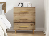 Bedside Cabinet Artisan Oak 40 x 40 x 66 cm Engineered Wood 882108