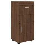 Bathroom Cabinet Set TULUM Brown Oak 37 x 31.5 x 82 cm 880348