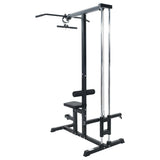 Lat Pulldown Machine Manual Black 110 x 70 x 187 cm 42002576
