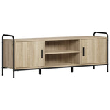 TV Cabinet 133 x 33 x 50 cm Sonoma Oak Engineered Wood 8013717