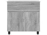 Bathroom Vanity Unit Grey Sonoma 60 x 35 x 80 cm 889421