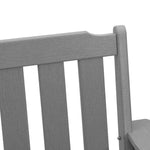 Garden Dining Chair 6 pcs Light Grey 65.5 x 55.5 x 88cm Plastic 3335800