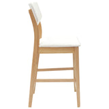 Dining Chairs 2 pcs Natural 48 x 49 x 95 cm Solid Rubber Wood 42020482