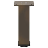 Coffee Table Legs 4 pcs Natural Steel 42-44 cm Steel 4012467