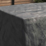 Furniture Cover Plain Black 300 x 140 x 90 cm 600D 4105848