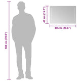 LED Bathroom Mirror 60x40 cm 151725