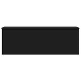 Storage Box Black 102x35x35 cm Engineered Wood 840689