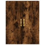 Highboard Smoked Oak 69.5x34x180 cm Engineered Wood 3195776