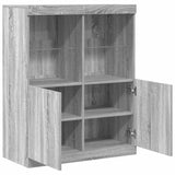 Sideboard Grey Sonoma 81x37x100 cm Engineered Wood 3318622