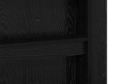 Loft Bed Frame with Desk Black Oak 100 x 200 cm Engineered Wood 3410460