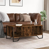 ZNTS Coffee Table Smoked Oak 100x51x40 cm Engineered Wood 848491