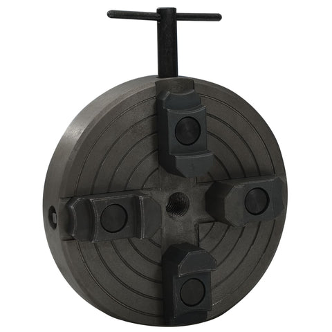 4 Jaw Wood Chuck with M18 Connection Steel Black 150x63 mm 147833