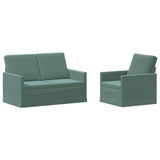 Sofa Set 2 pcs Sea Green Velvet 3433201
