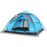 Camping Tent Dome 5-Person Blue Quick Release 4004186