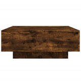 Coffee Table Smoked Oak 80x80x31 cm Engineered Wood 836585
