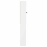Toilet Cabinet EDE High Gloss White 66 x 25.5 x 190 cm 896039