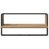 Wall Shelf Set with Shelf 6 pcs Artisan Oak 100 x 25 x 30 cm 882848