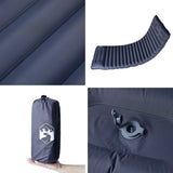 Self Inflating Camping Mattress with Pillow 1-Person Grey 4007118
