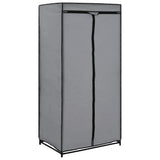 282444 Wardrobes 2 pcs Grey 75x50x160 cm