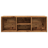 Shoe Storage Bench Old Wood 102x35x35 cm Engineered Wood 856410