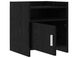 Bedside Tables 2 pcs Black Oak 40 x 36 x 60 cm Engineered Wood 8011038