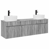 Bathroom Cabinet Set 3 pcs Grey Sonoma 49 x 44.5 x 65 cm 3405753