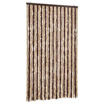 Insect Curtain Beige and Light Brown 118x220 cm Chenille 315122