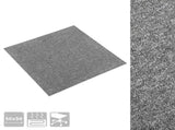 Carpet 20 pcs Grey 50 x 50 cm 100% Polypropylene 42046748