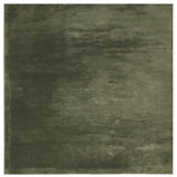 Rug HUARTE Short Pile Soft and Washable Forest Green 120x120 cm 375094
