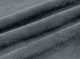 Throw Blankets 6 pcs Dark Grey 130 x 150 cm Fleece 42016797