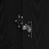 Wardrobe Black Oak 80 x 50.5 x 180 cm Engineered Wood 3333855