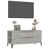 TV Cabinet Concrete Grey 102x44.5x50 cm Engineered Wood 819608