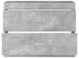 Bathroom Under Sink Cabinet Concrete Grey 78.5 x 37.5 x 81 cm 890715