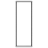 Firewood Rack Matt Black 80x28x222 cm Steel 350309