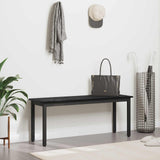 Bench Black Oak 110 x 35 x 45 cm Engineered Wood 892596