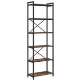 Bookshelf Smoked Oak 60 x 30 x 189.5 cm Engineered Wood 868379
