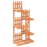 Flower Stand 60x25x130 cm Solid Wood Fir 362874